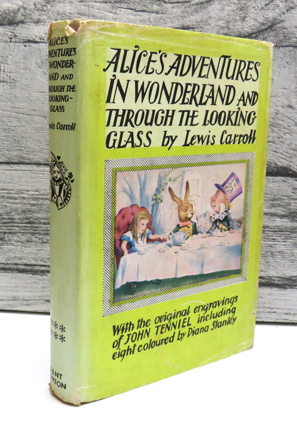 Alice's Adventures In Wonderland and Through The Looking-Glass By Lewis Carroll 1970 book front cover
