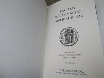 Tacitus The Annals of Imperial Rome Translated With Introduction By Michael Grant 1990