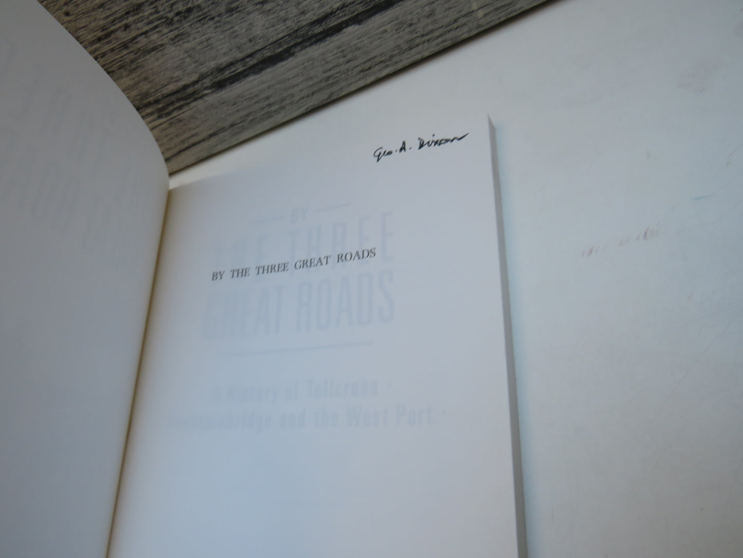 By The Three Great Roads A History of Tollcross Fountainbridge and The West Port 1988