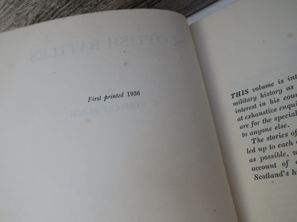 Scottish Battles By C. Stewart Black 1936 1st Edition