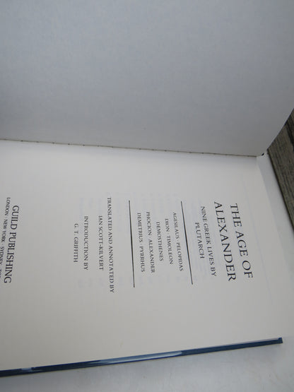 The Age of Alexander Nine Greek Lives By Plutarch 1990