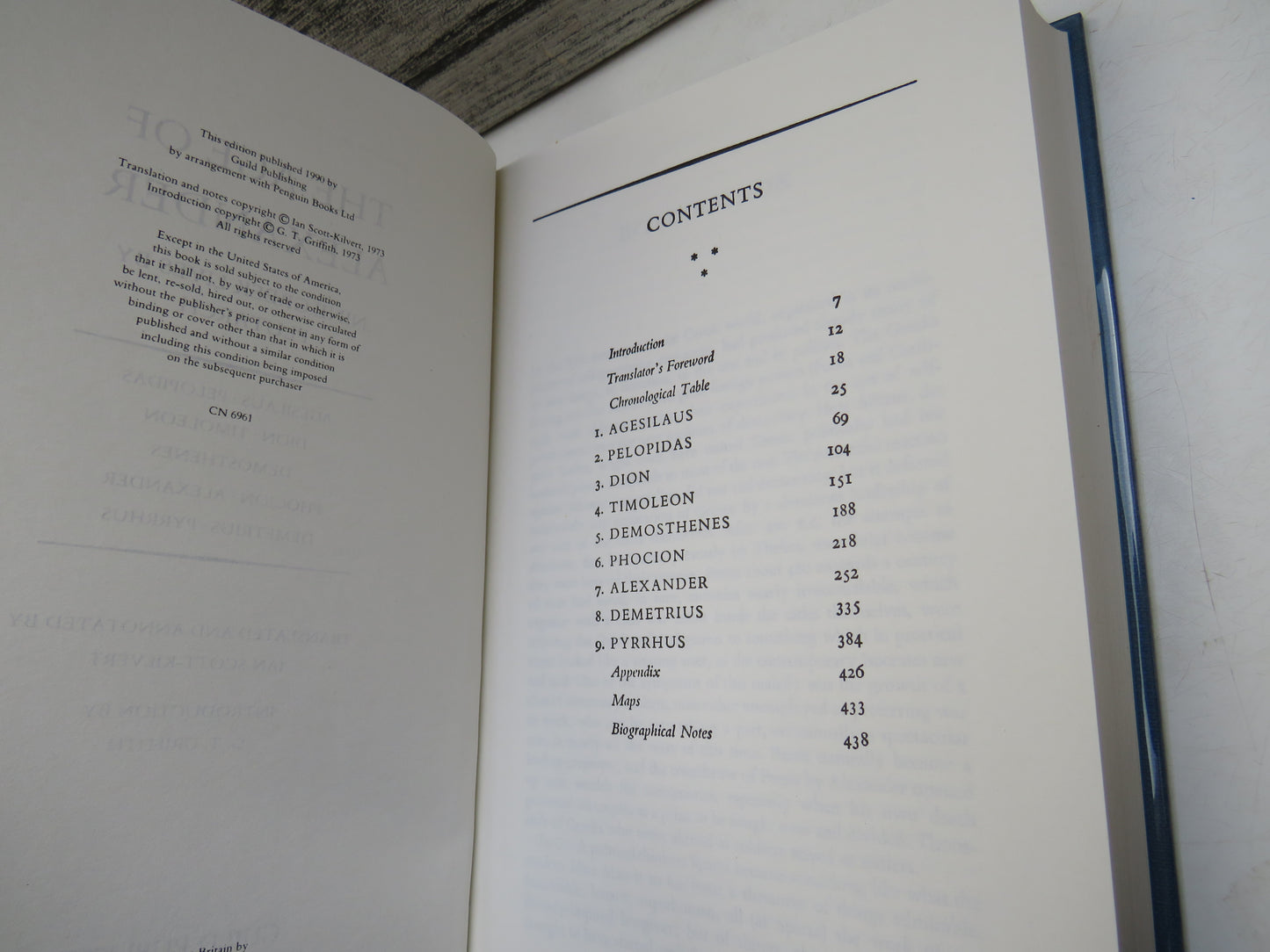 The Age of Alexander Nine Greek Lives By Plutarch 1990