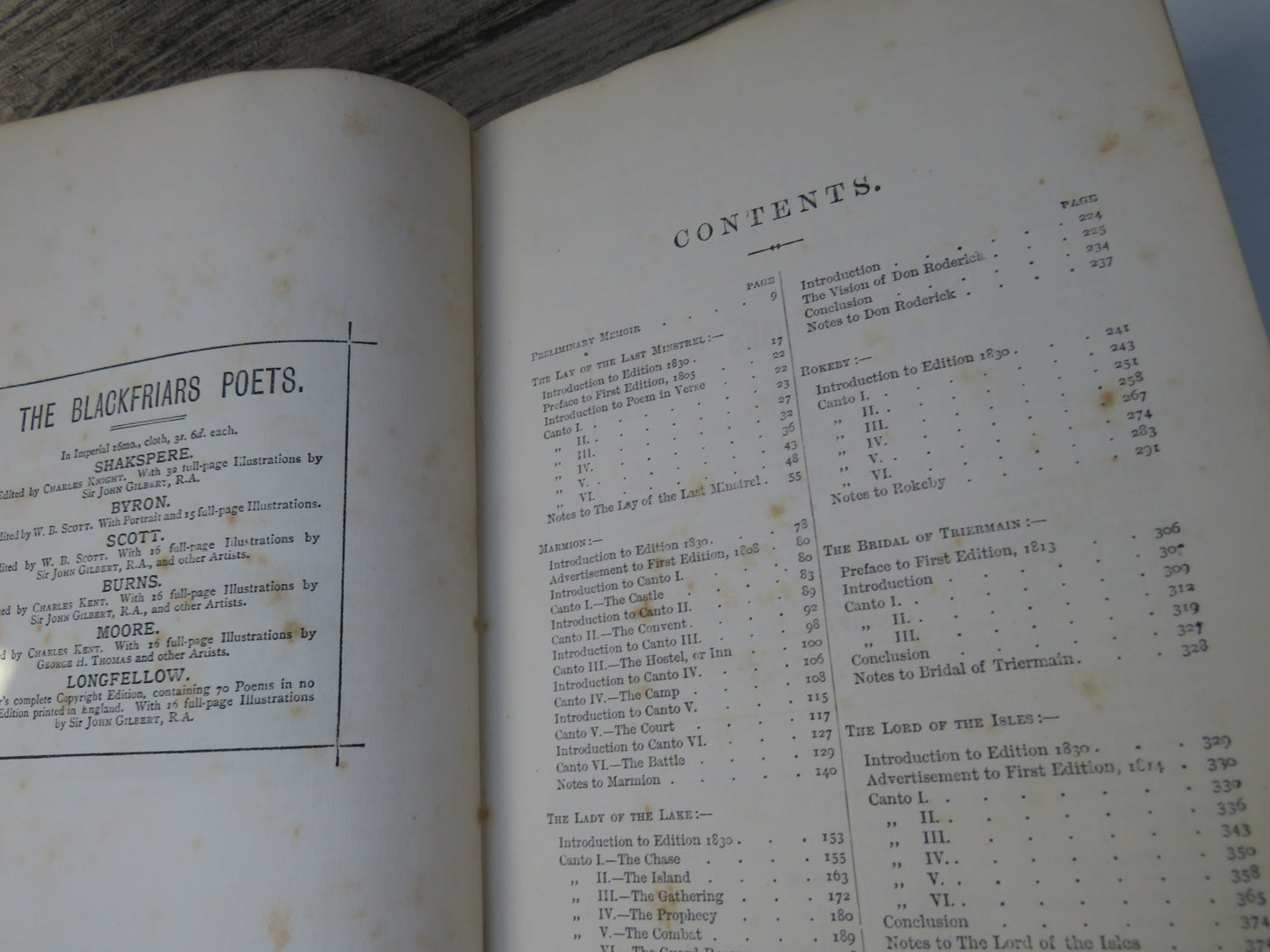 The Complete Poetical and Dramatic Works of Sir Walter Scott With An Introductory Memoir By William B. Scott 1883