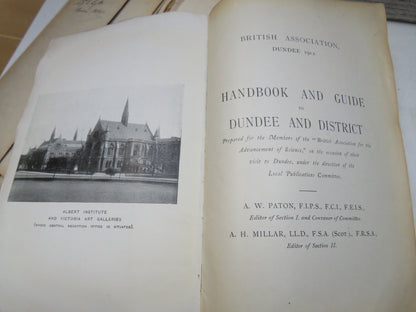 Handbook and Guide To Dundee and District British Association Dundee 1912