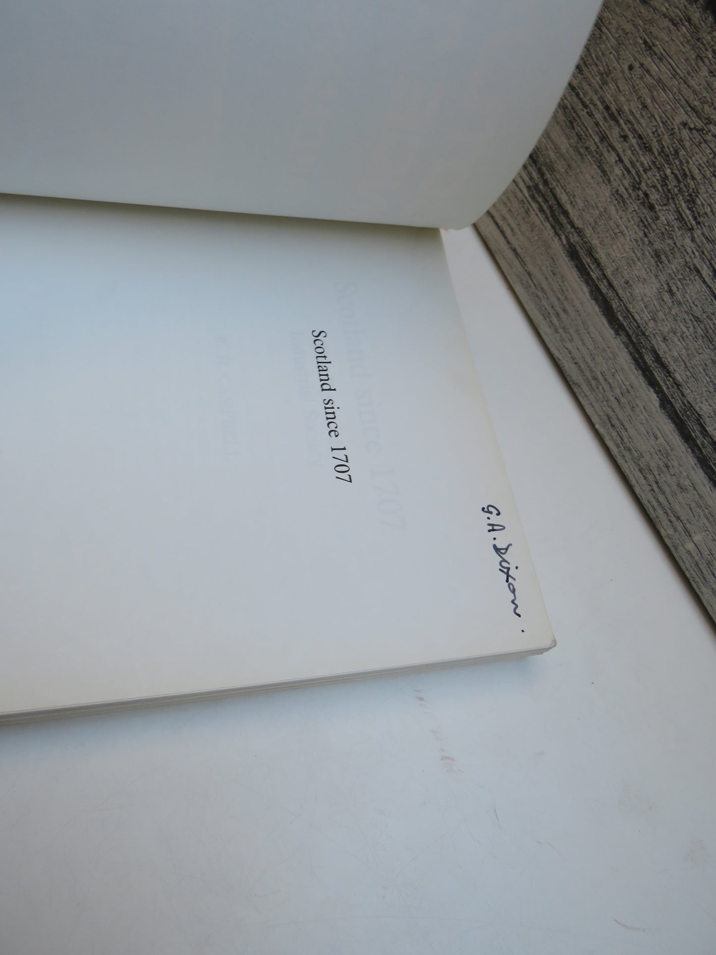 Scotland Since 1707 The Rise of An Industrial Society By R. H. Campbell 1985