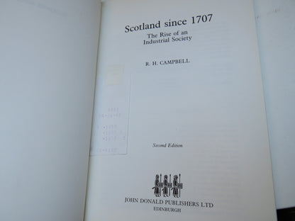 Scotland Since 1707 The Rise of An Industrial Society By R. H. Campbell 1985 book image 4