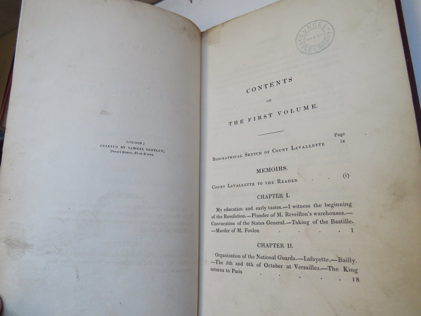 Memoirs Of Count Lavallette Written By Himself In Two Volumes 1831