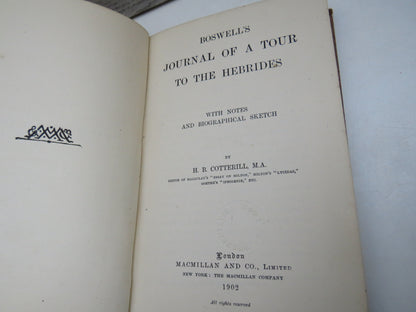 Boswell's Journal Of A Tour To The Hebrides With Notes And Biographical Sketch By H. B. Cotterill 19 book image 4