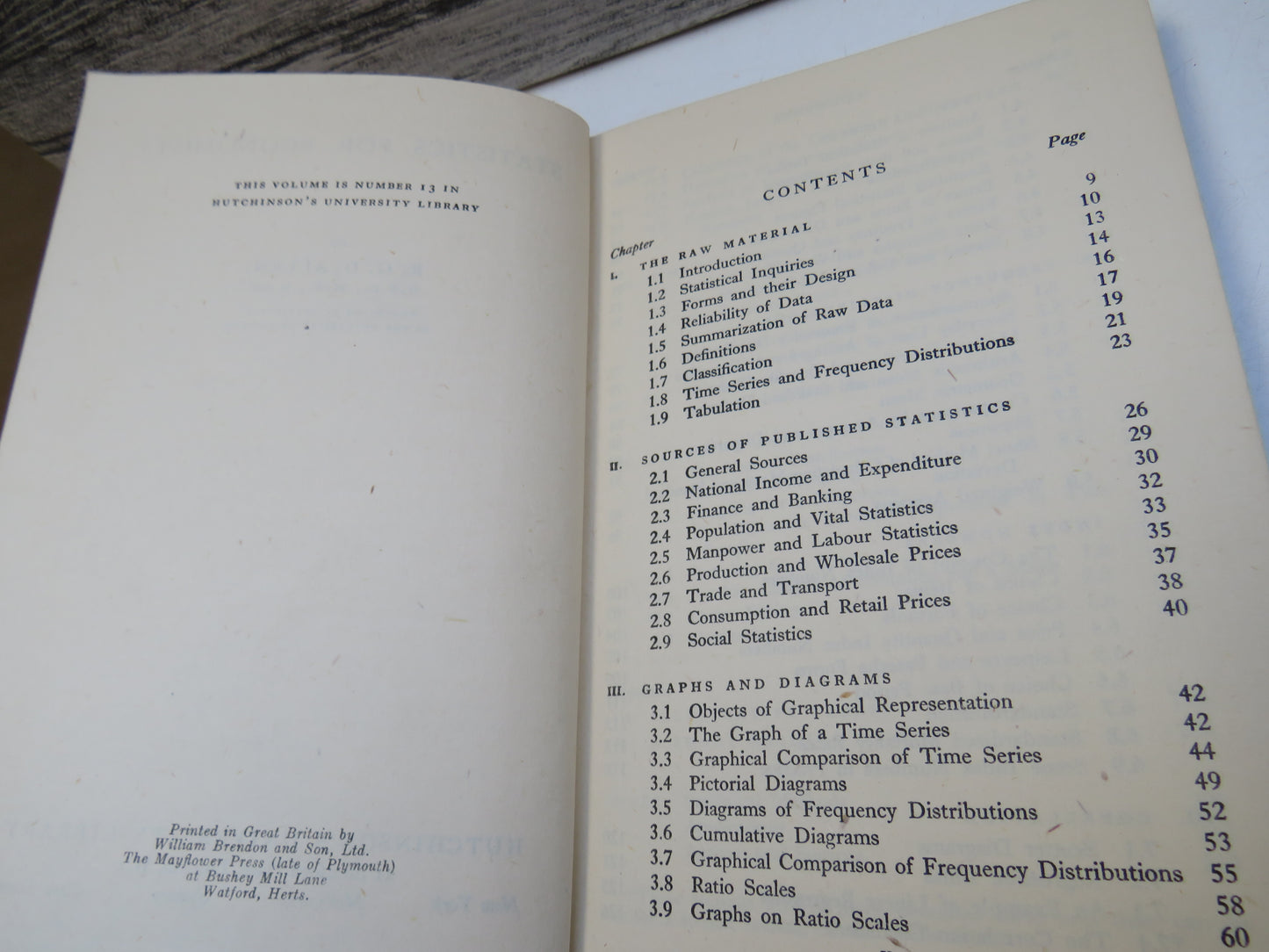Statistics For Economists By R.G.D. Allen