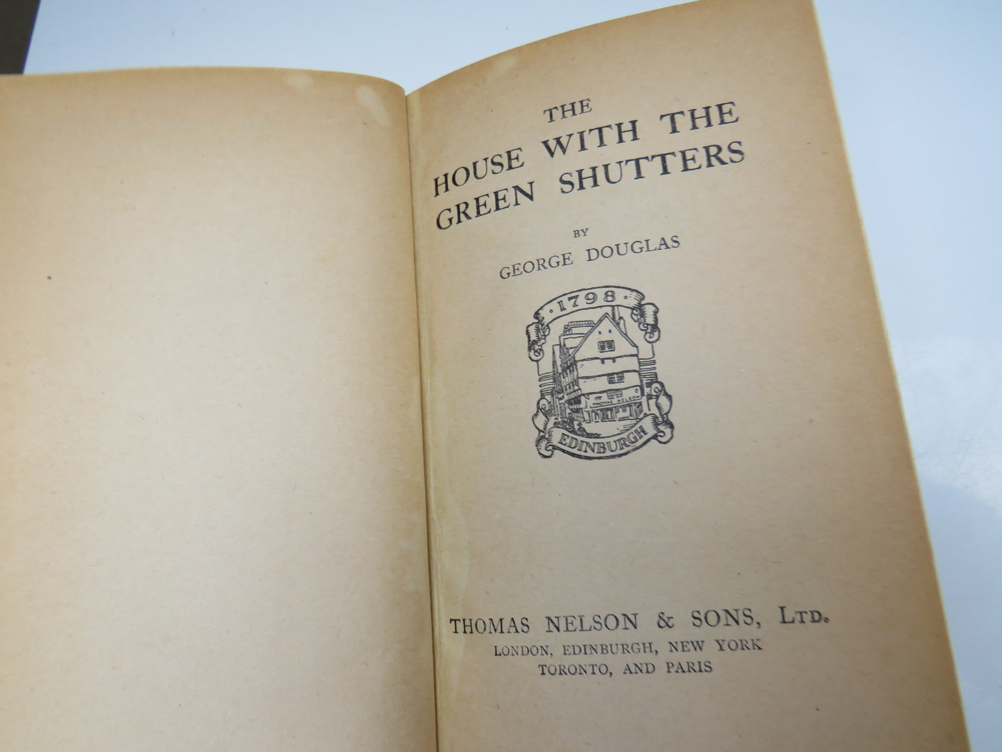 The House With The Green Shutters By George Douglas