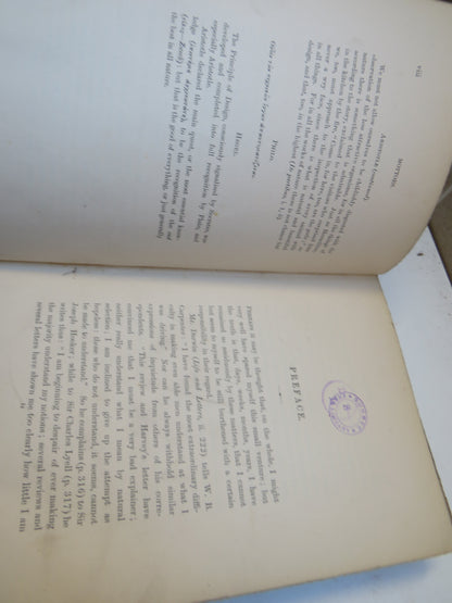 Darwinianism: Workmen and Work By James Hutchison Stirling 1894 book image 5