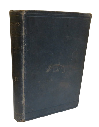 Essays On Economics By H. Stanley Jevons 1905 book front cover