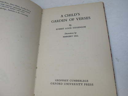 A Child's Garden of Verses By Robert Louis Stevenson 1949