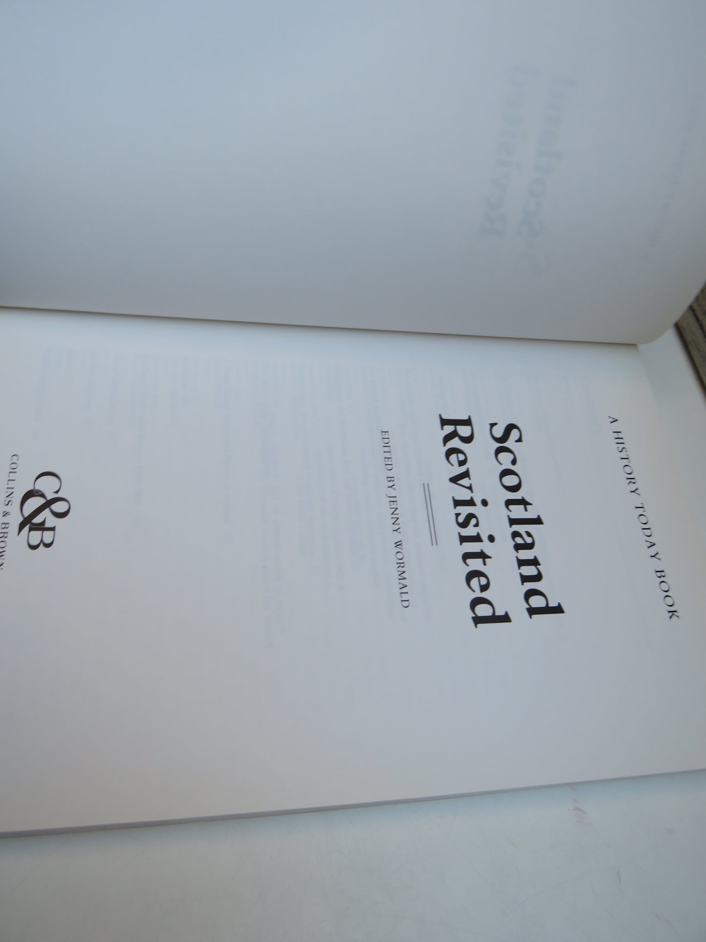 Scotland Revisited Edited By Jenny Wormald 1991