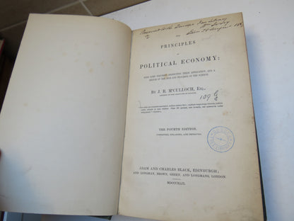 The Principles of Political Economy By J. R. M'Culloch 1849 book image 4