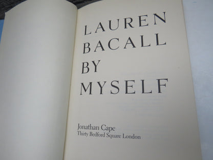 Lauren Bacall By Myself 1979 book image 3