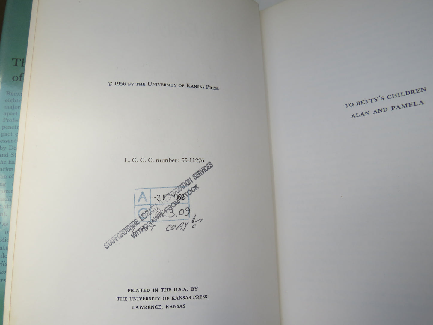 The Early Masters of English Fiction By Alan Dugald McKillop 1962