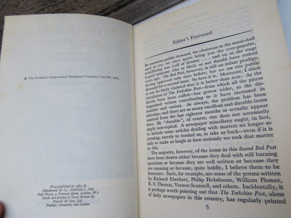 The Second Bed Post A Miscellany Of The Yorkshire Post Edited By Kenneth Young 1964
