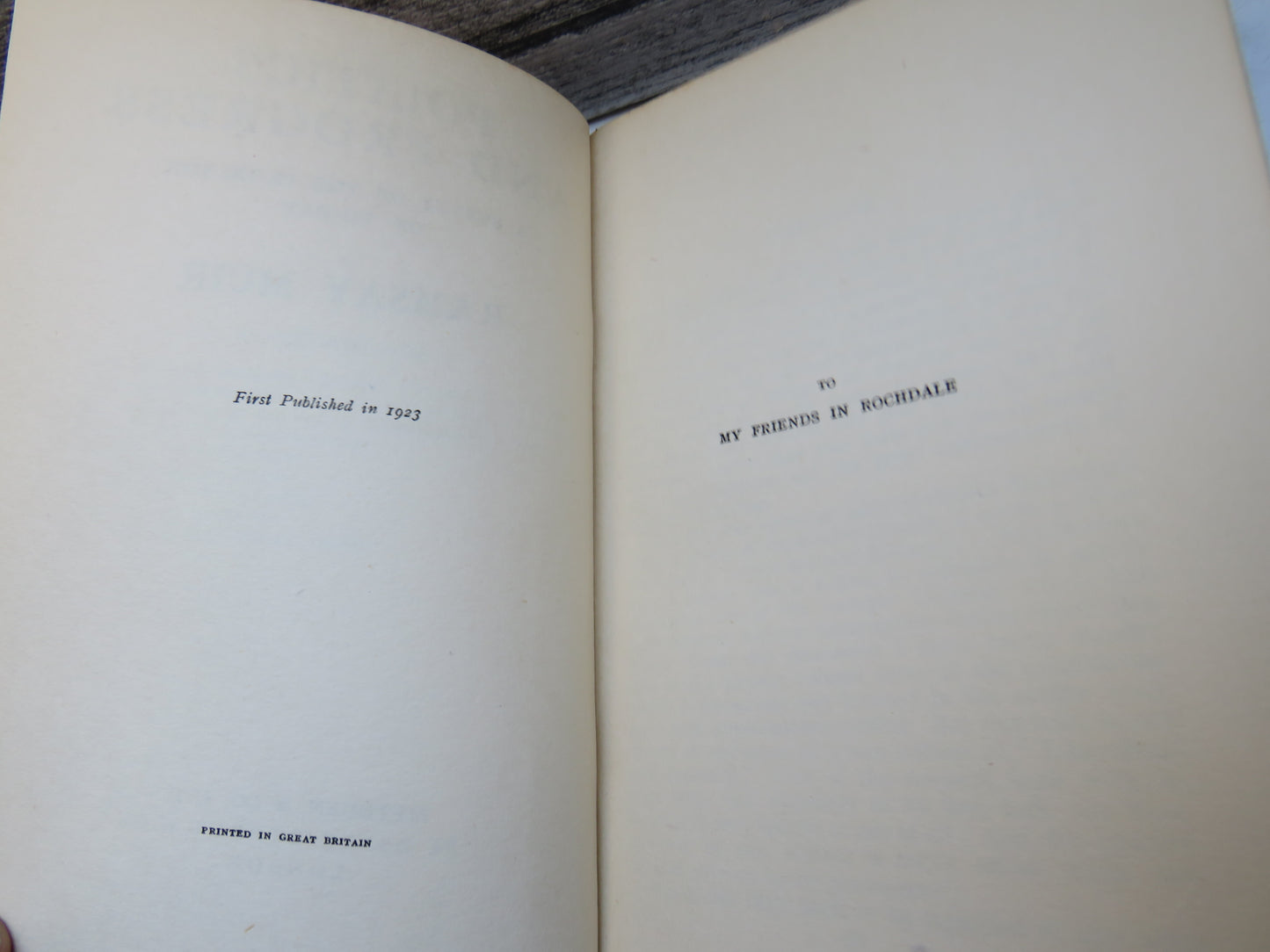 Politics and Progress A Survey of the Problems Of To-Day By Ramsay Muir 1923 1st Edition
