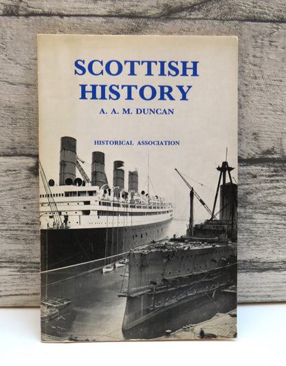 Scottish History By A.A. M. Duncan 1967 book front cover
