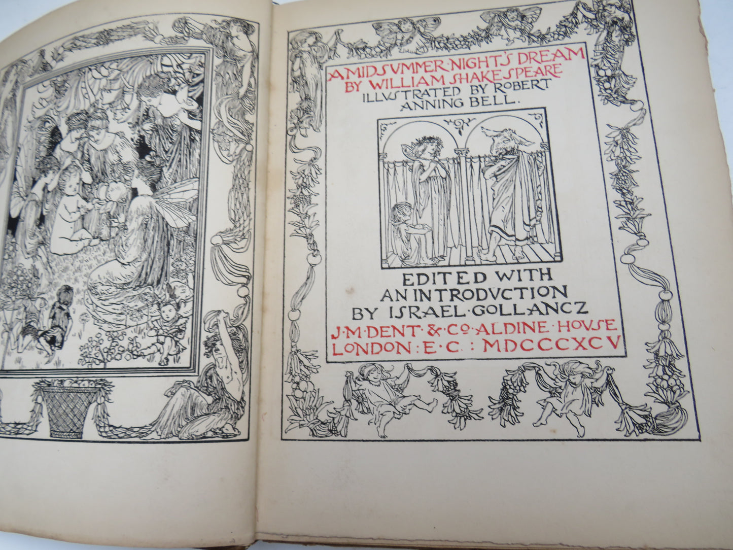 A Midsummer Night's Dream By William Shakespeare Illustrated By Robert Anning Bell 1895