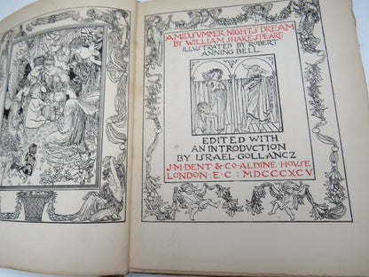 A Midsummer Night's Dream By William Shakespeare Illustrated By Robert Anning Bell 1895