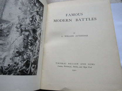 Famous Modern Battles By A. William Atteridge 1911 book image 2