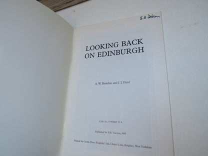 Looking Back on Edinburgh By A.W. Brotchie and J.J. Herd 1985 book image 3