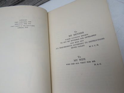 Within Four Walls By Major M. C. C. Harrison and Captain H. A. Cartwright 1933