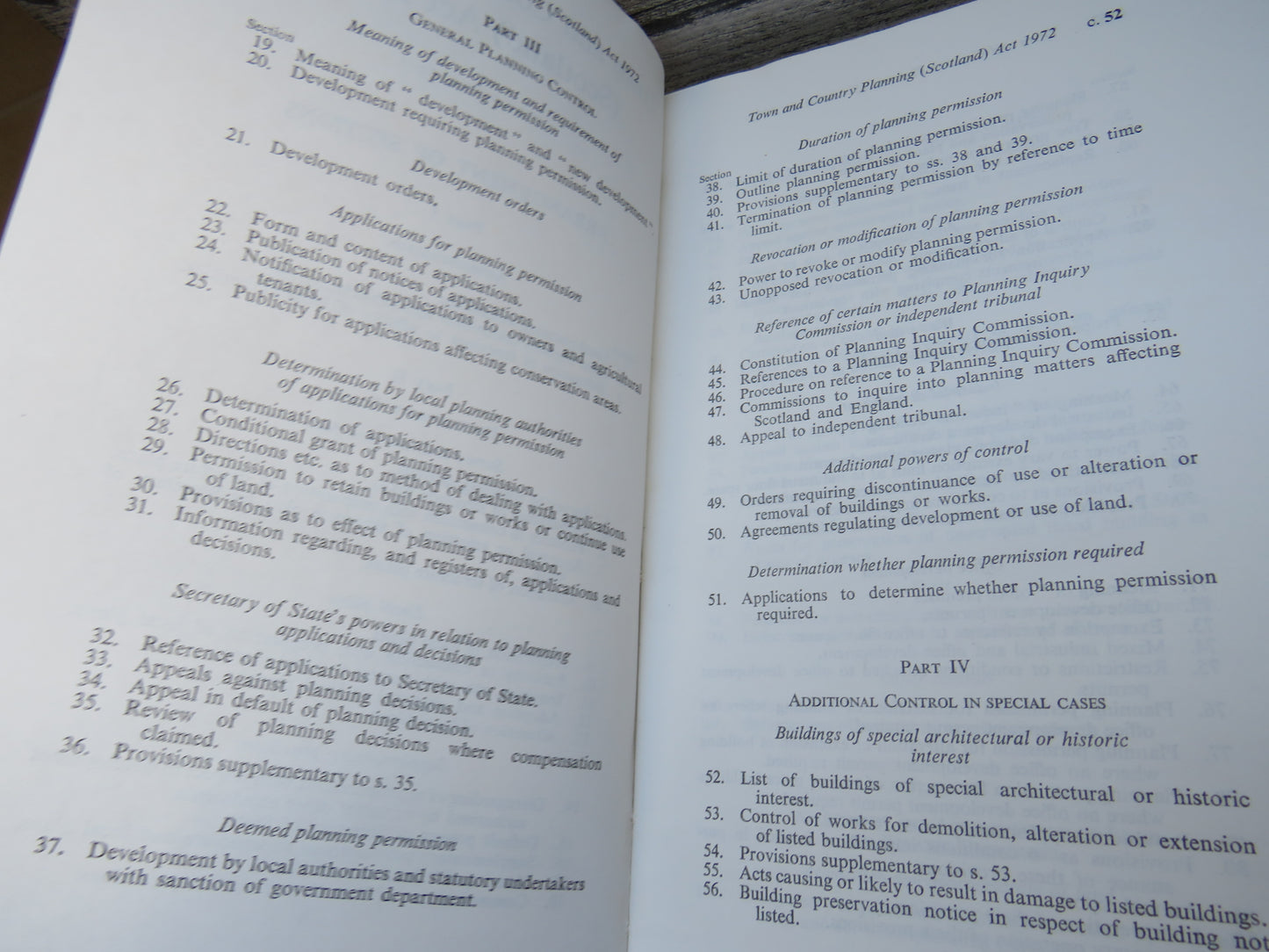 Town and Country Planning (Scotland) Act 1972 Chapter 52