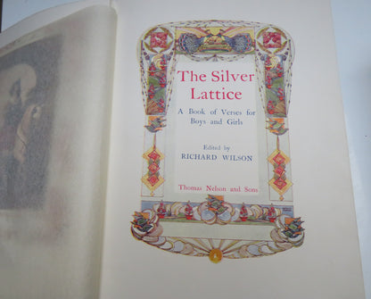 The Silver Lattice, A Book of Verses for Boys and Girls, Edited by Richard Wilson book image 4