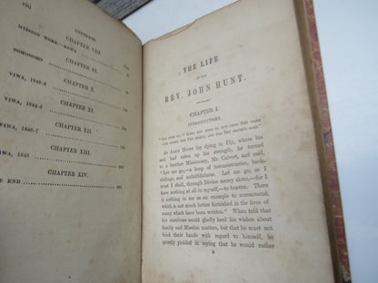 The Life of John Hunt Missionary To The Cannibals By George Stringer Rowe 1860 book image 5