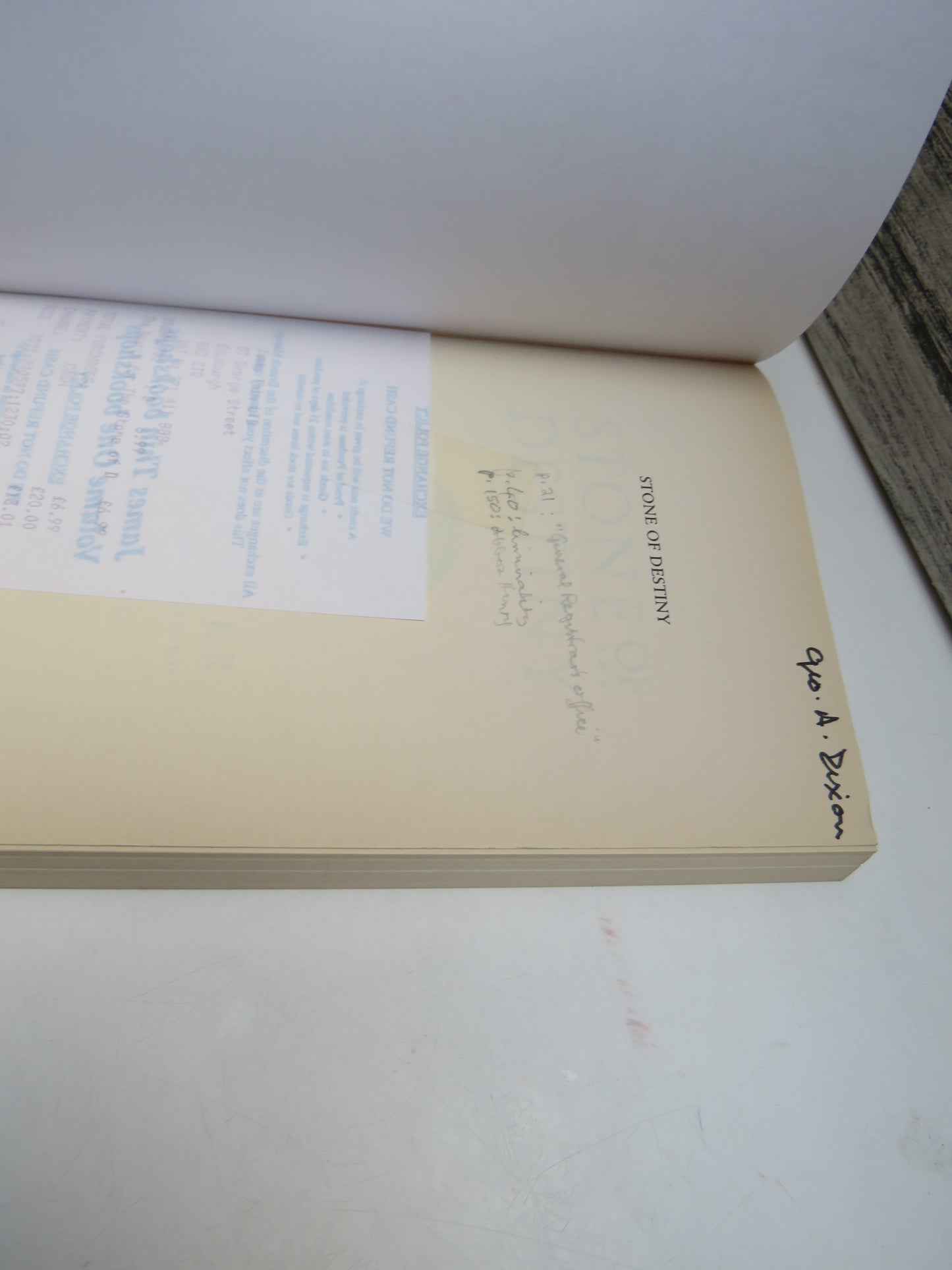 Stone of Destiny By Pat Gerber 1997