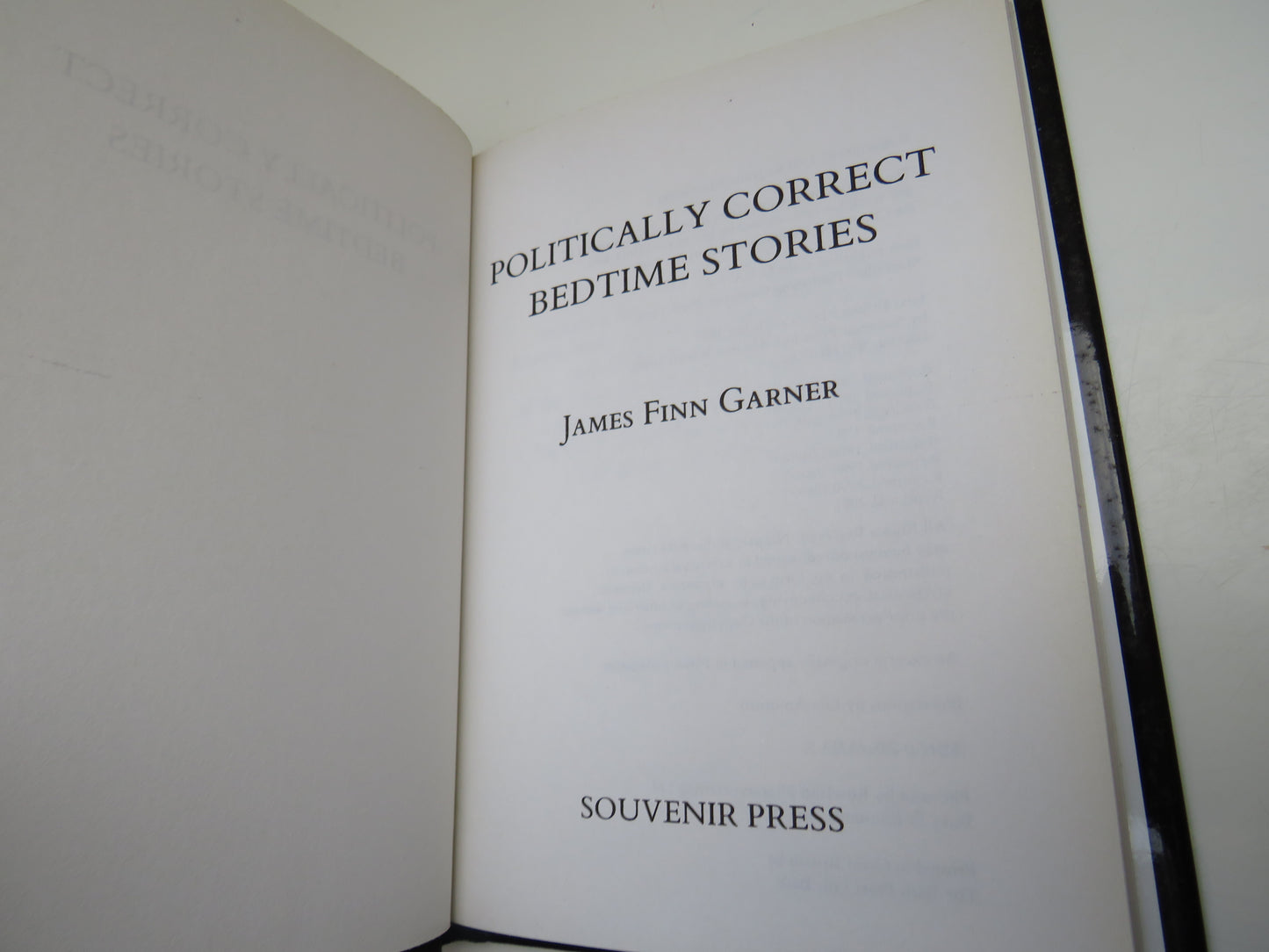 Politically Correct Bedtime Stories By James Finn Garner 1994