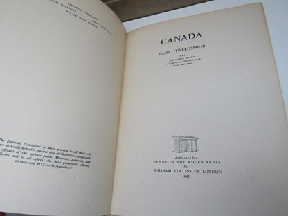 Canada By Lady Tweedsmuir 1941 book image 4