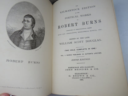 The Kilmarnock Edition of the Poetical Works of Robert Burns 1893