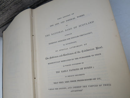 The Kilmarnock Edition of the Poetical Works of Robert Burns 1893