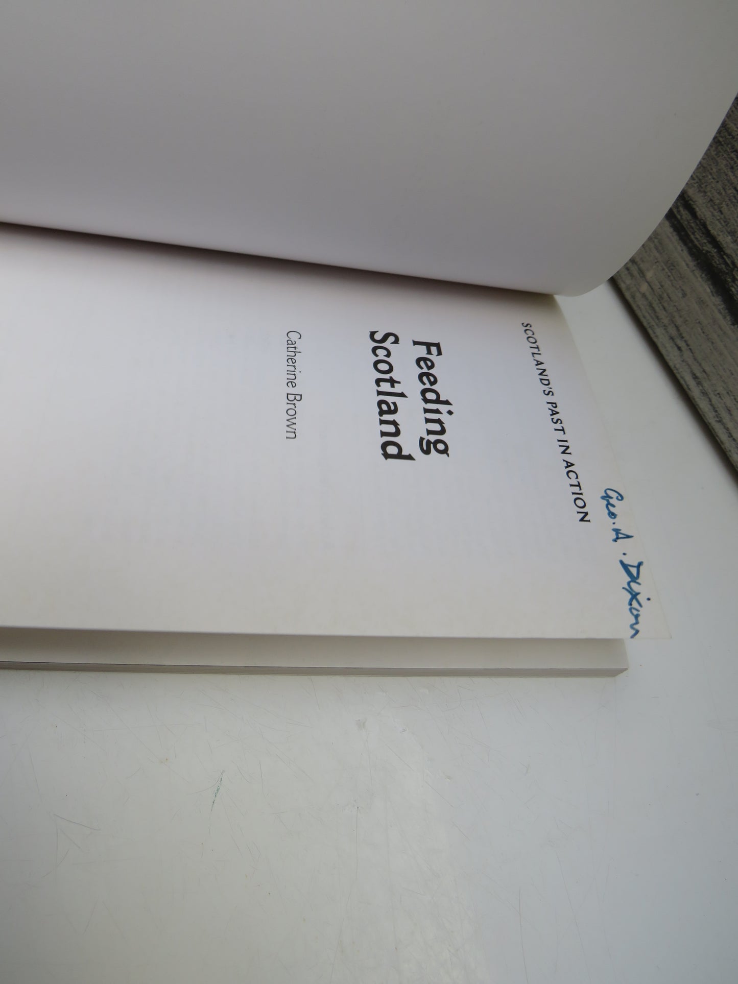 Feeding Scotland By Catherine Brown Scotland's Past In Action 1996