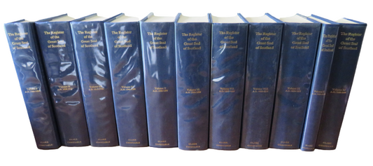 The Register of the Great Seal of Scotland 1306-1668 In 11 Volumes 1984