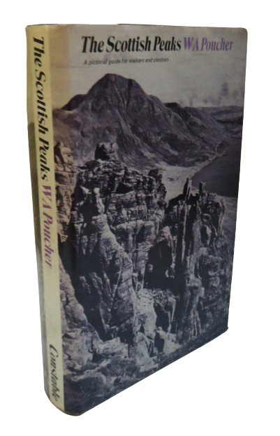 The Scottish Peaks by W. A. Poucher, 1974 book front cover