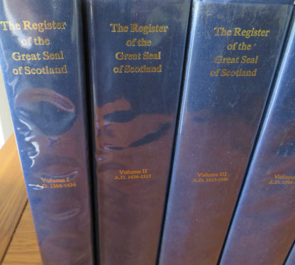 The Register of the Great Seal of Scotland 1306-1668 In 11 Volumes 1984 book image 3