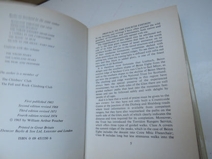 The Scottish Peaks by W. A. Poucher, 1974 book image 4