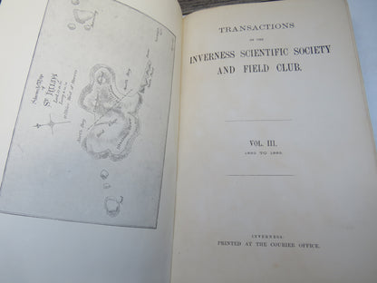 Transactions Of The Inverness Scientific Field Club Vol III 1893 to 1888