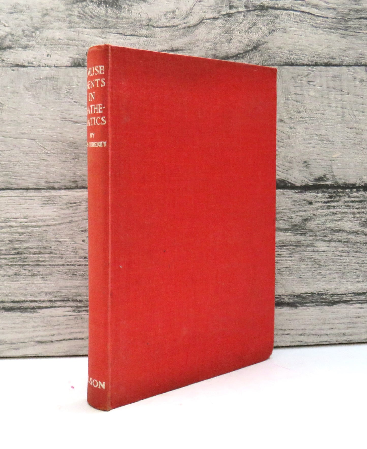 Amusements In Mathematics By Henry Ernest Dudeney 1941