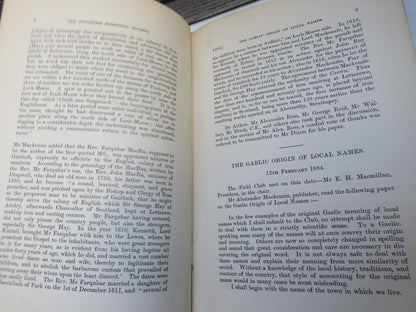 Transactions Of The Inverness Scientific Field Club Vol III 1893 to 1888