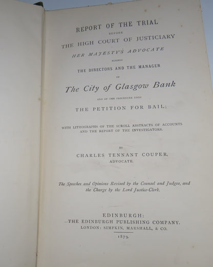 Report of the Trial Before The High Court of Justiciary Her Majesty's Advocate Against The Direction book image 5