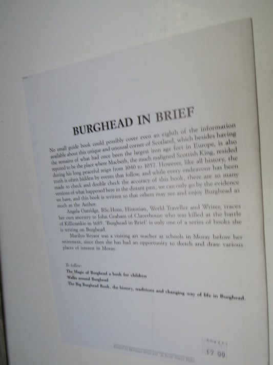 Burghead In Brief By Angela Oatridge Illustrations By Marilyn Bryant
