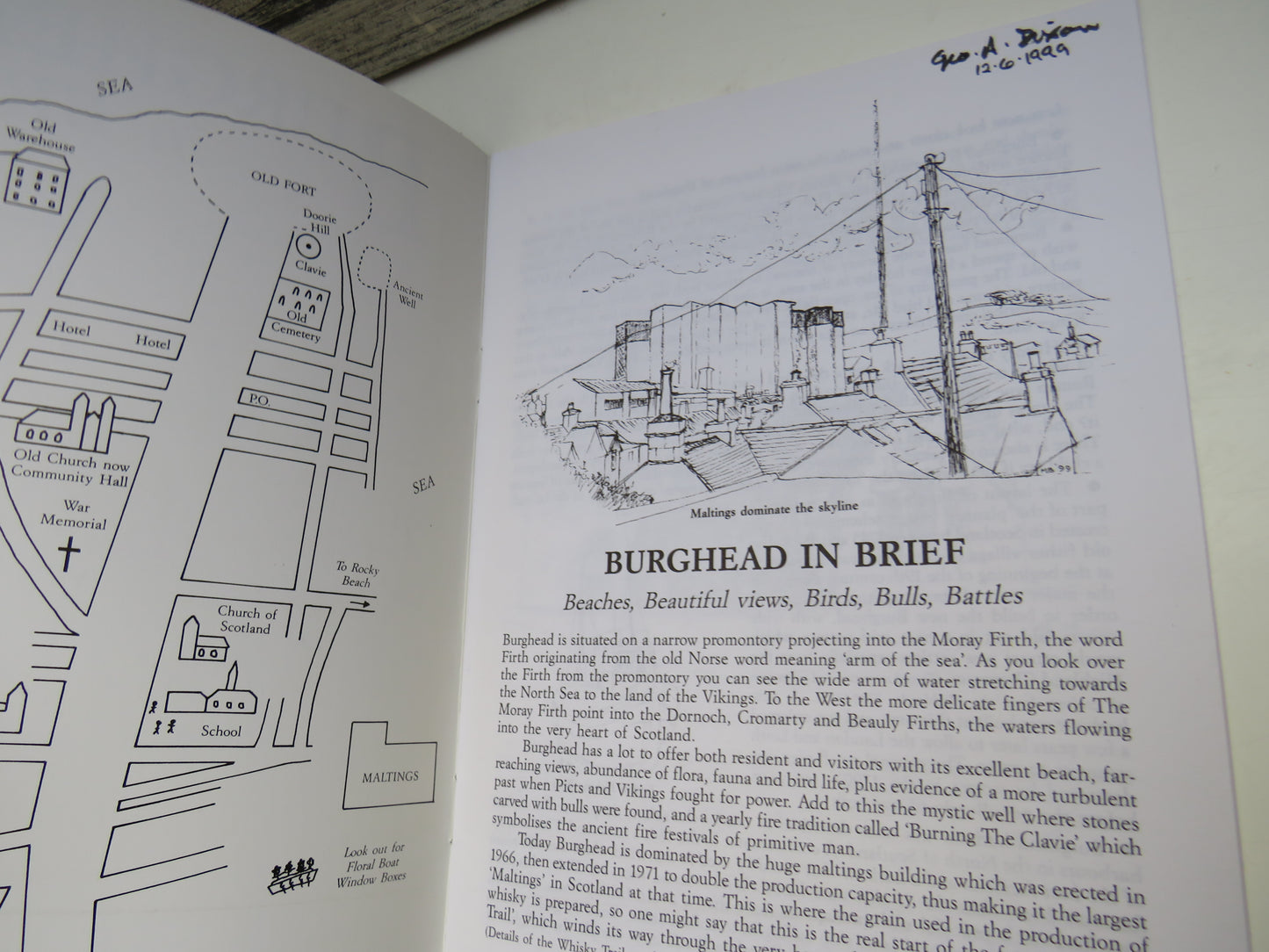 Burghead In Brief By Angela Oatridge Illustrations By Marilyn Bryant