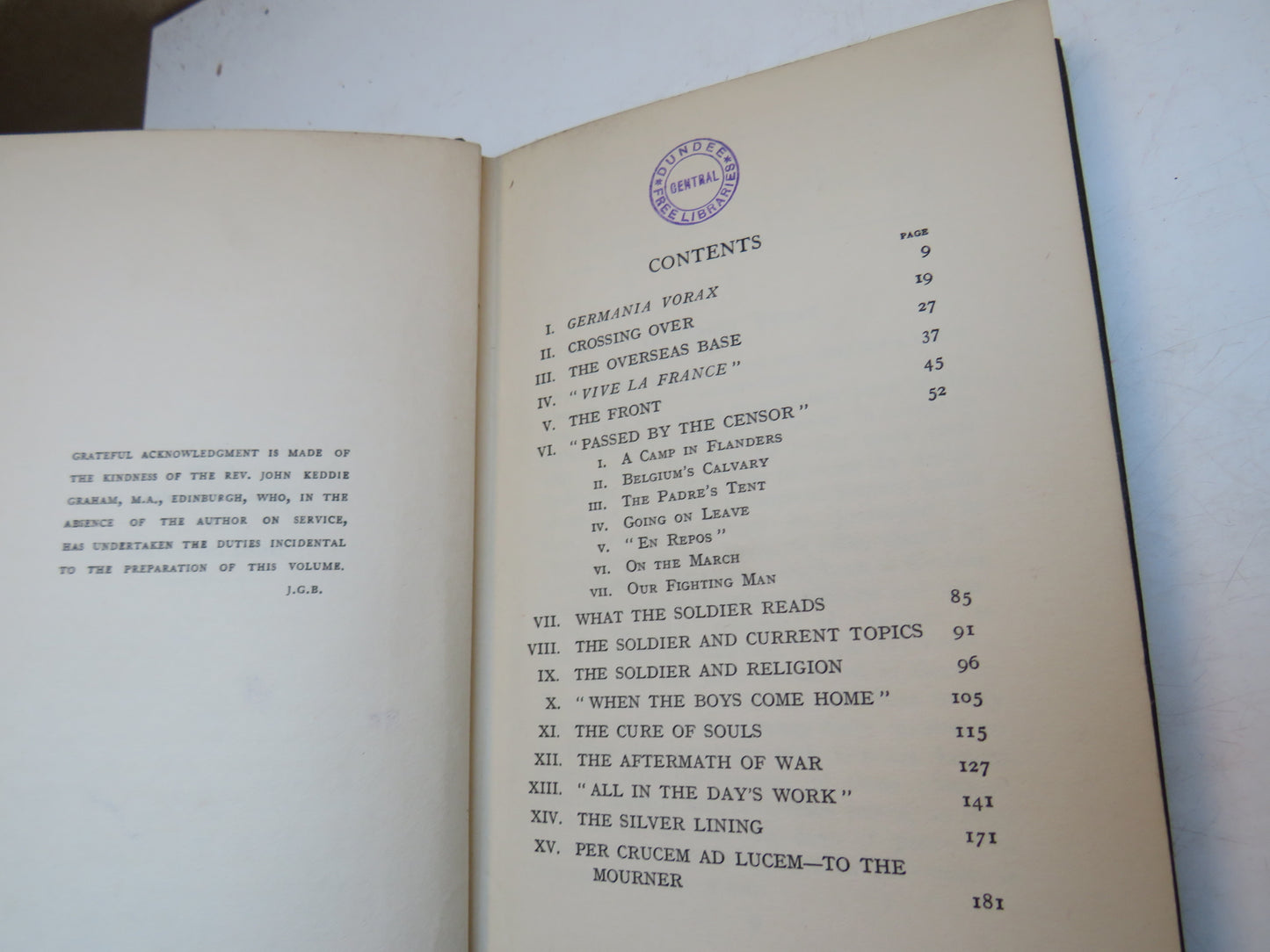 Through A Padre's Spectacles By J. Golder Burns 1916