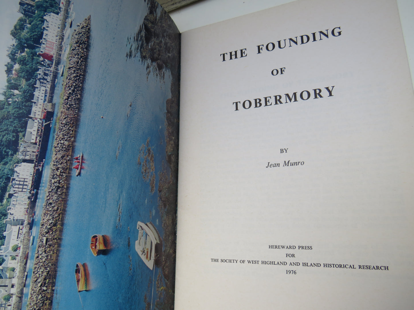 The Founding of Tobermory By Jean Munro 1976